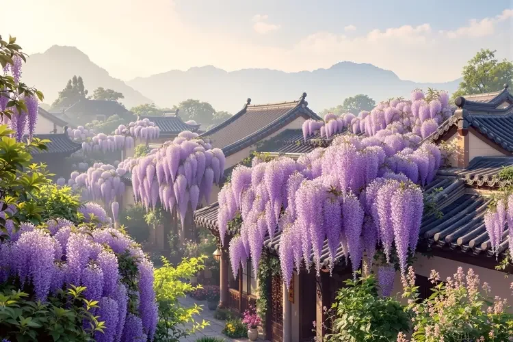 多多视频品牌形象 - 紫藤花园